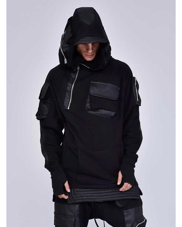 Plazmalab | Futuristic black jacket